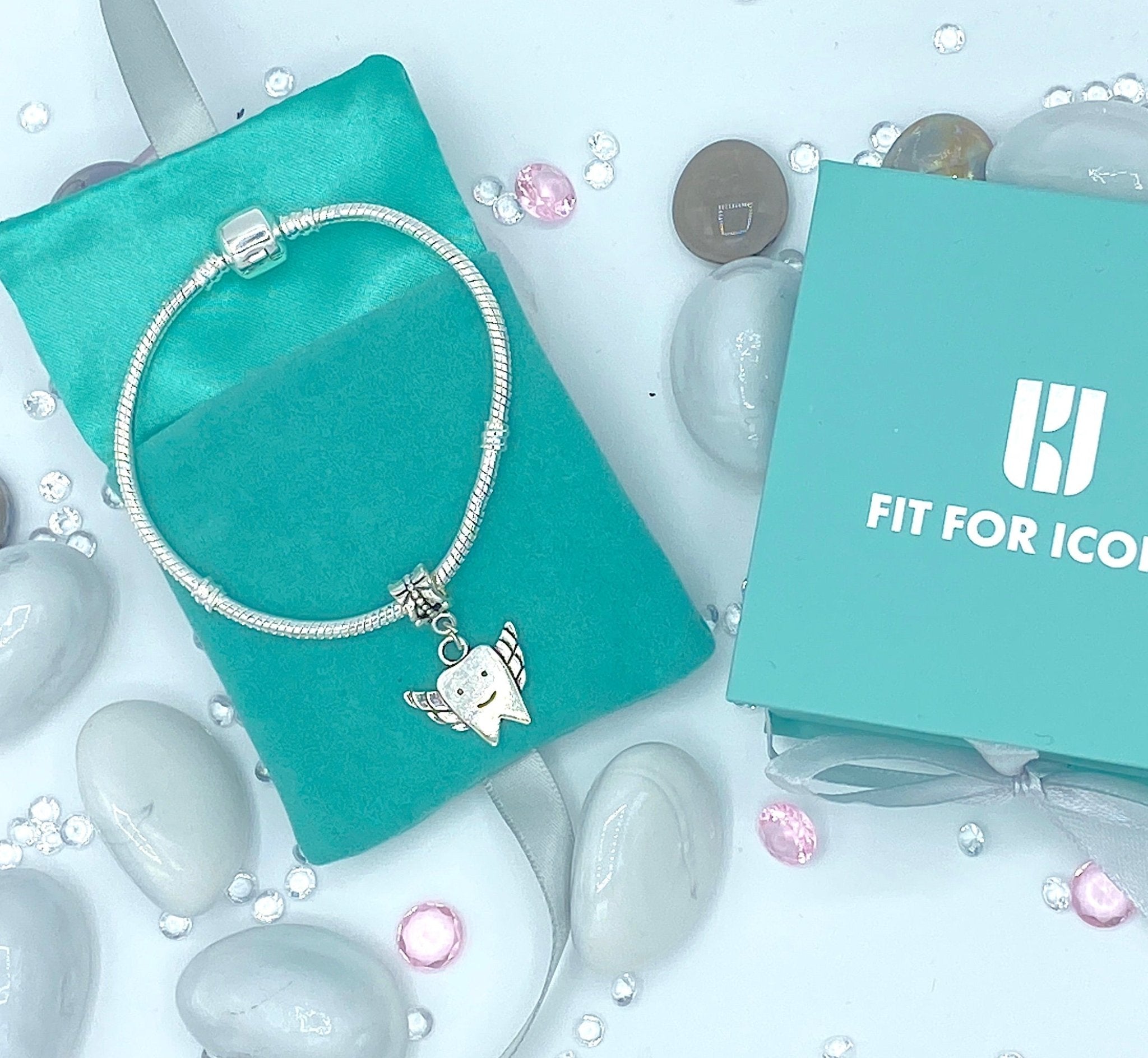 Winged Tooth Fairy Bracelet -Silver – Gifts for Icons, image size:2048x1888