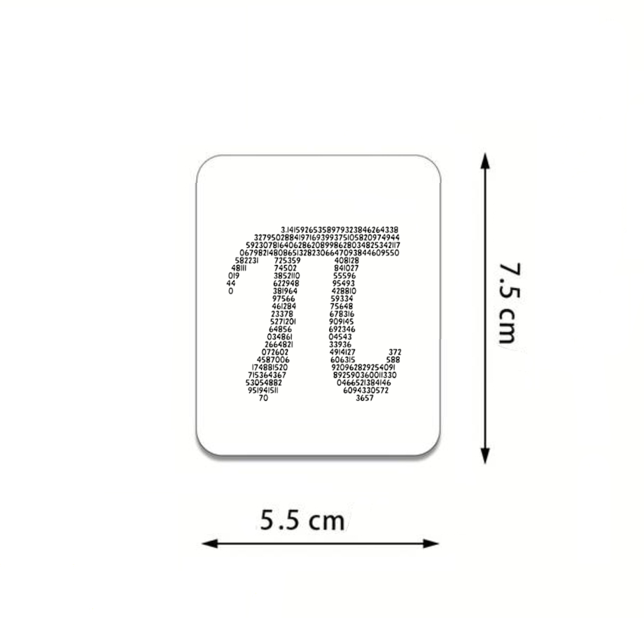 Pi Symbol Maths Fridge Magnet