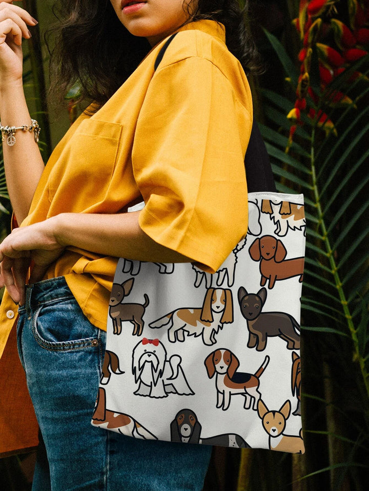 Multi Dogs Tote Bag