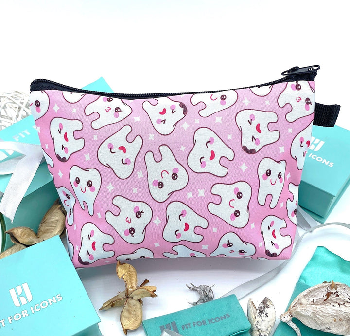 Smiley Tooth Design Make-up bag