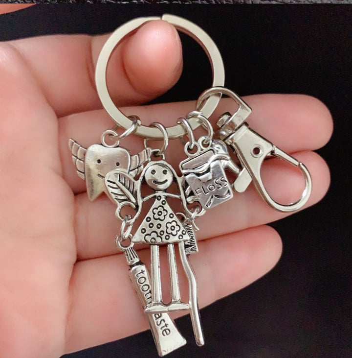 Tooth Fairy Keyring & charms