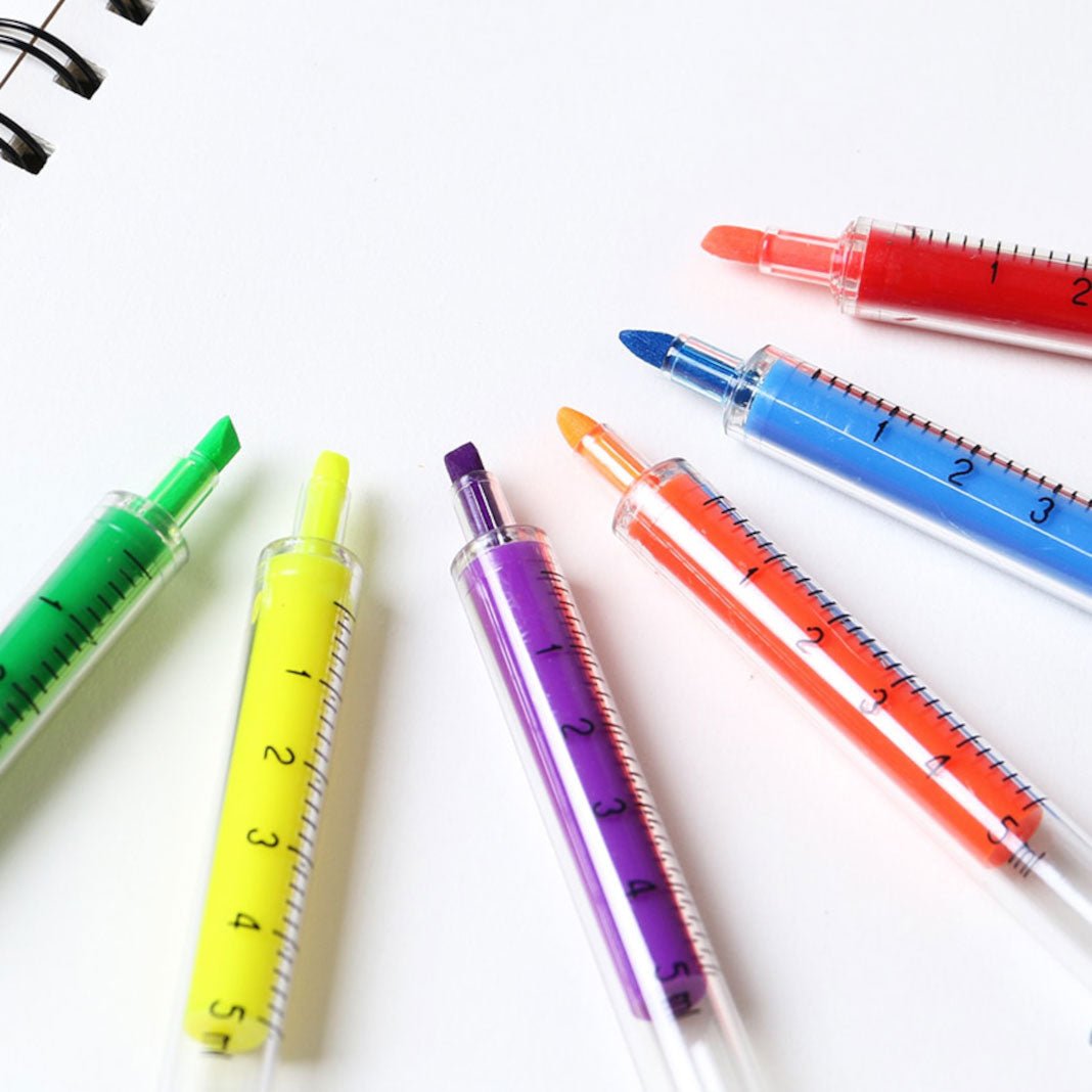 Syringe Shaped Highlighter Pens