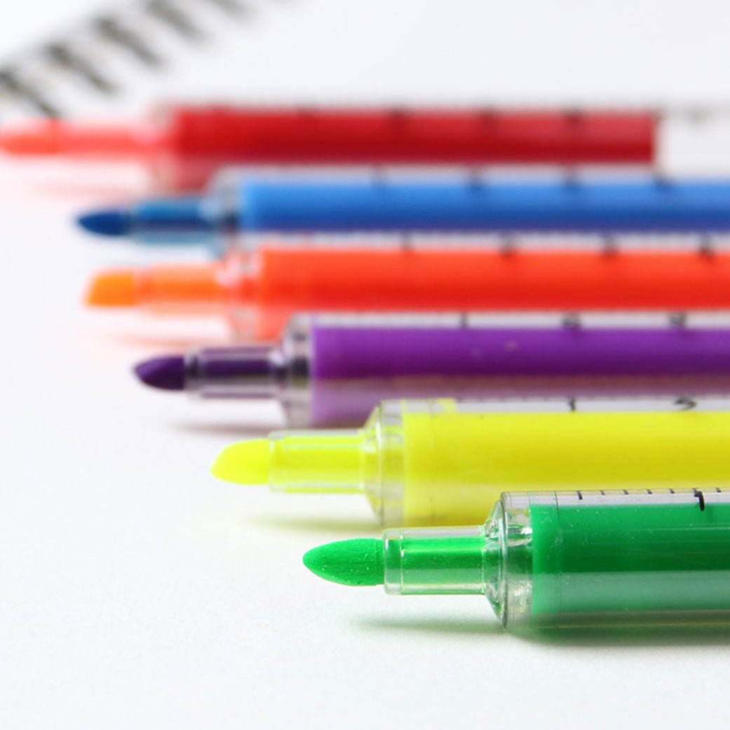 Syringe Shaped Highlighter Pens