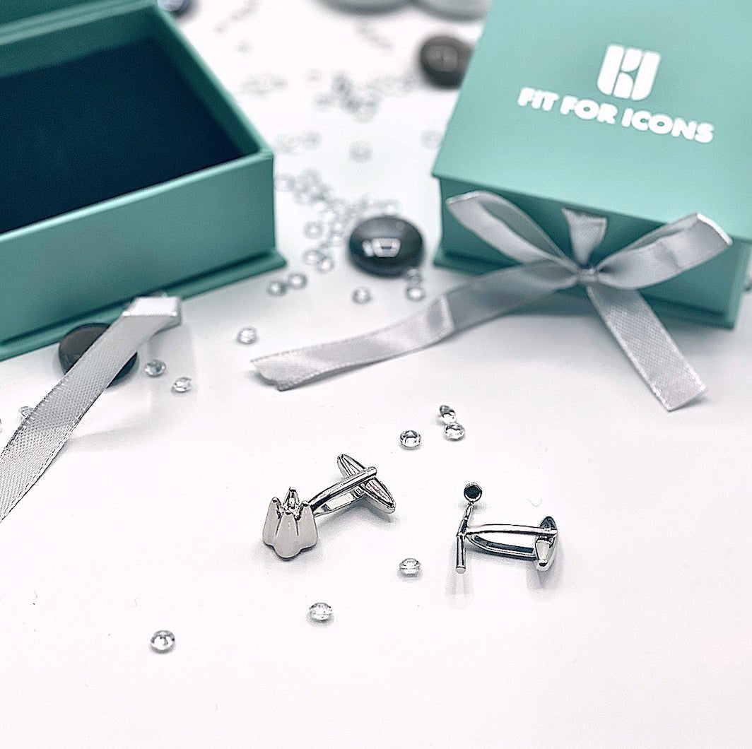 Dentist Tooth & Mirror Cufflinks