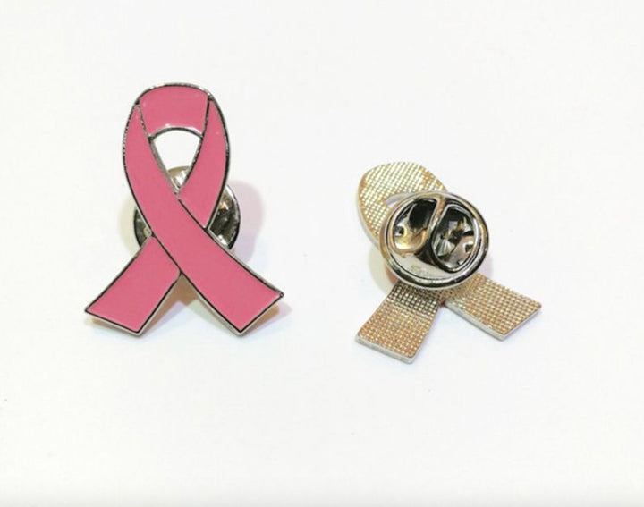 Breast Cancer Pink Ribbon Lapel Pin Brooch 10% to MacmillanUK