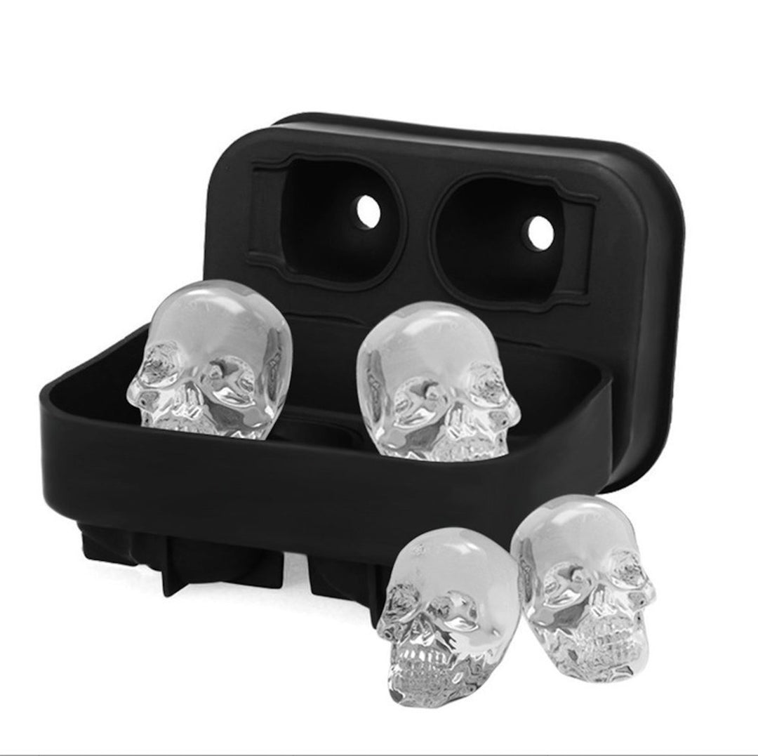 Skull Shaped Ice Cube Tray Mould