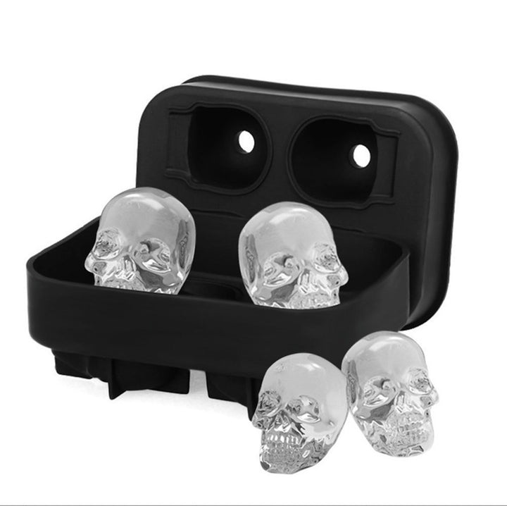 Skull Shaped Ice Cube Tray Mould