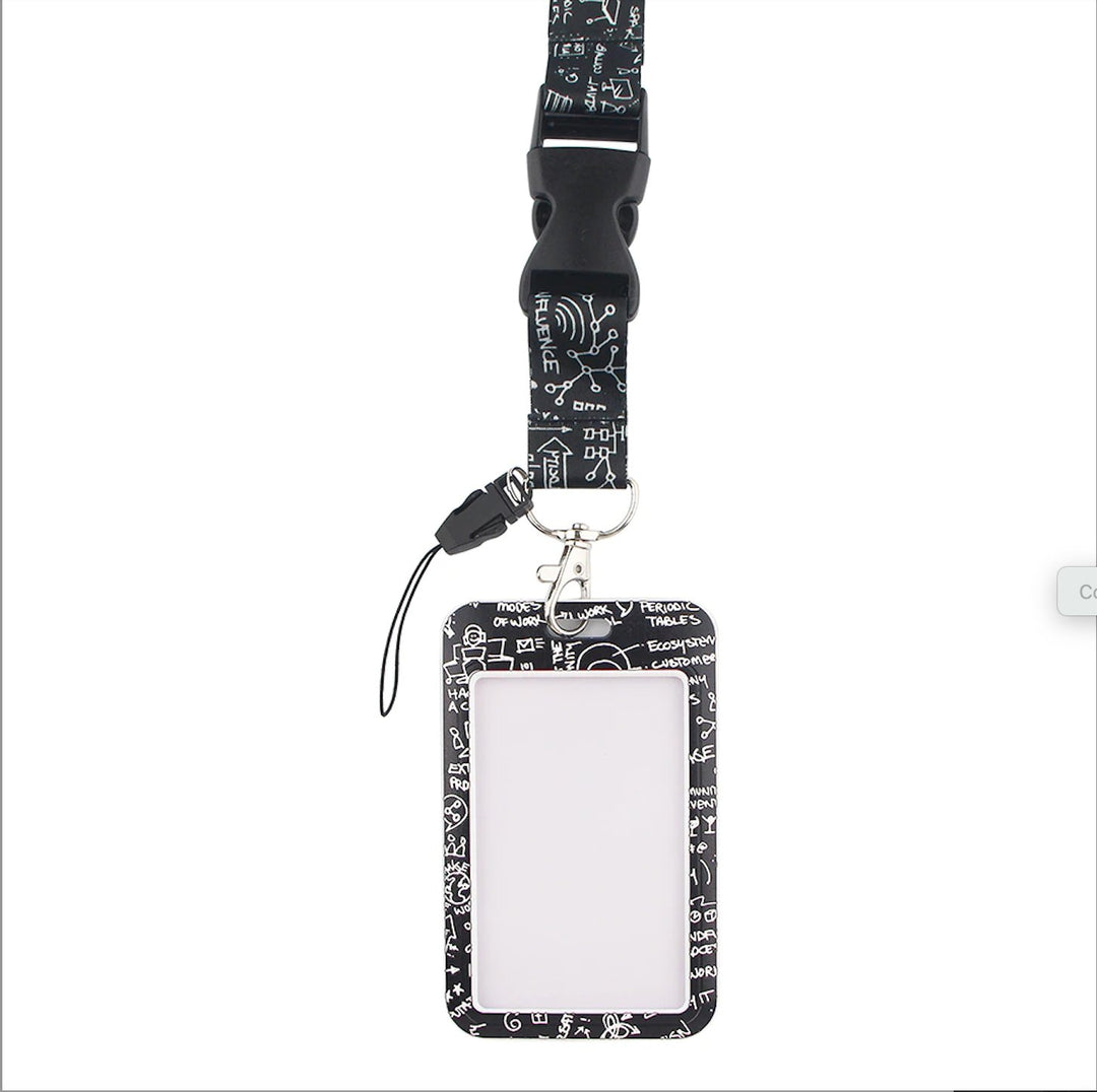 Teacher Maths Science Education Lanyard & ID Card Holder