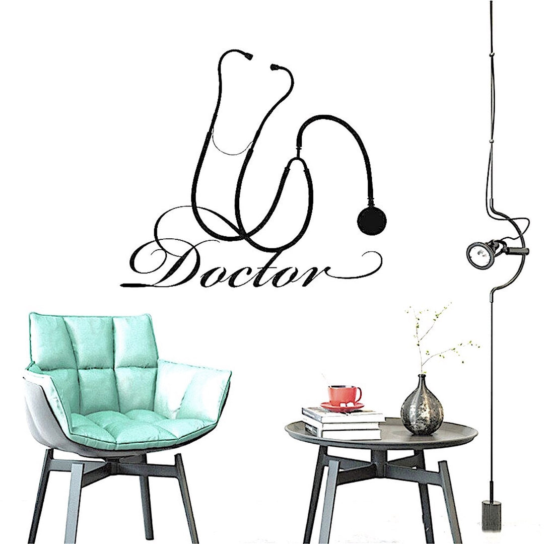 Large Doctor Wall Decal, featuring a stylish design perfect for decorating medical offices, clinics, or home spaces, showcasing a passion for healthcare.