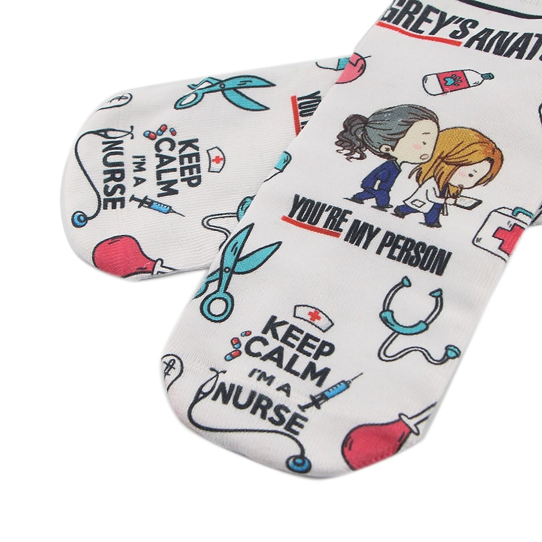 Grey's Anatomy 'You're My Person' Nurse Cotton Socks