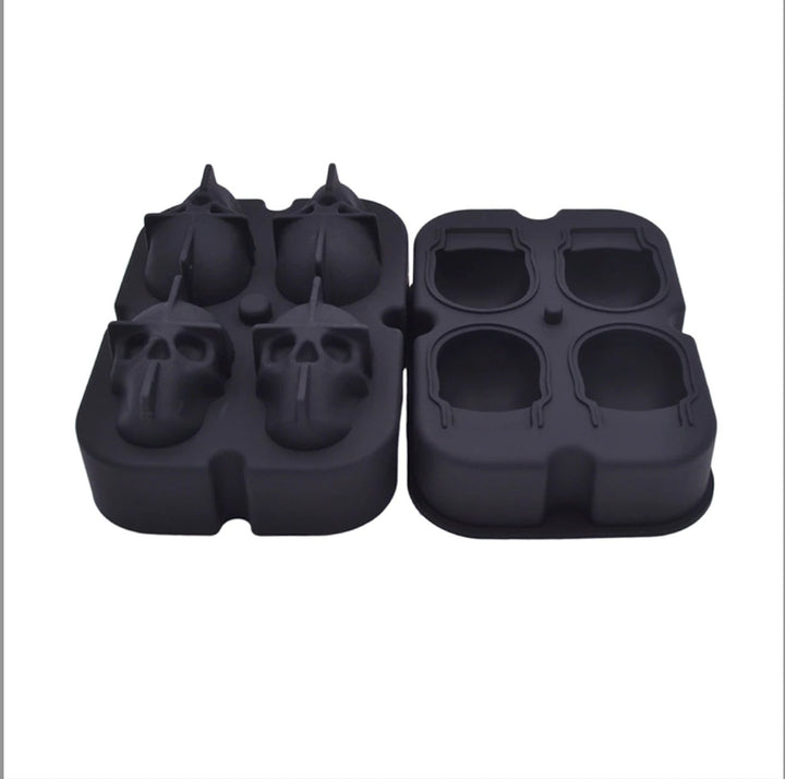 Skull Shaped Ice Cube Tray Mould