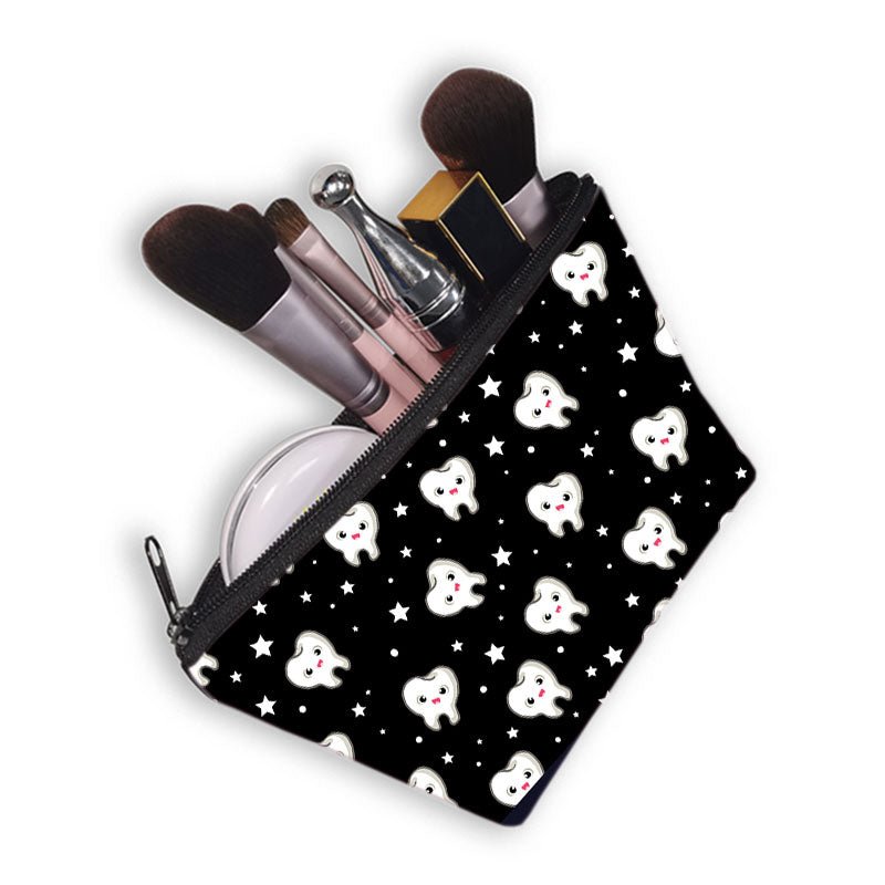 Dentistry ‘Tooth Star’ Design Make-up bag - Black