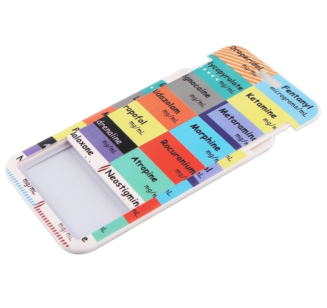 Drug/Medication Pharmacy Lanyard & ID Card Holder