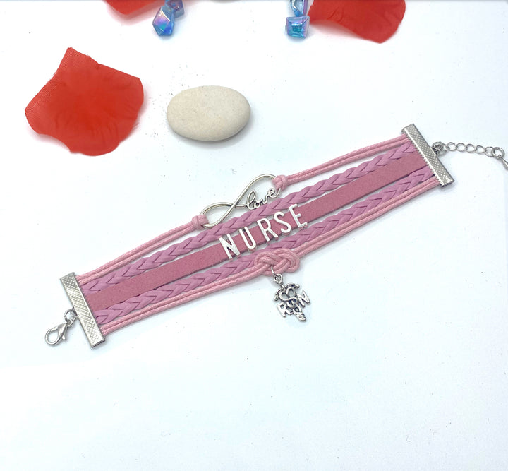 Nurse Infinity wrap bracelet.