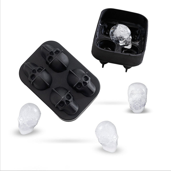 Skull Shaped Ice Cube Tray Mould