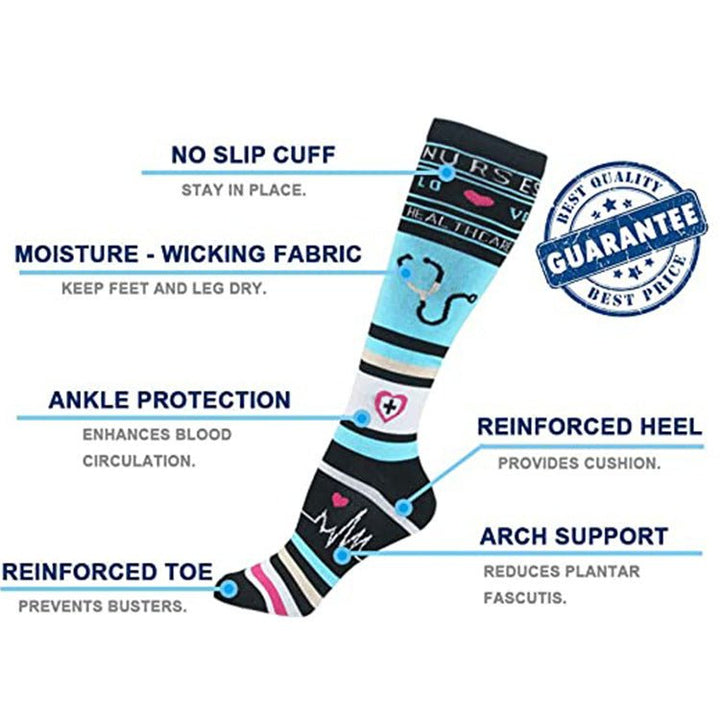 Lightweight Everyday Nurse Compression Socks Nurse Love