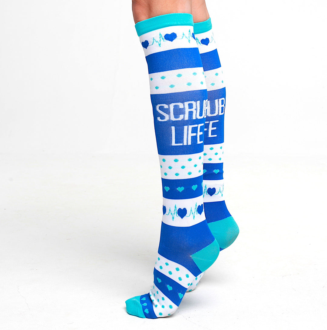 Scrub Life Lightweight Compression Socks