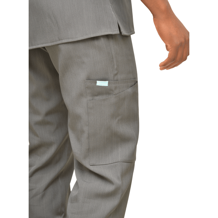 Daniel Cargo Pocket Scrub Trousers Charcoal Grey