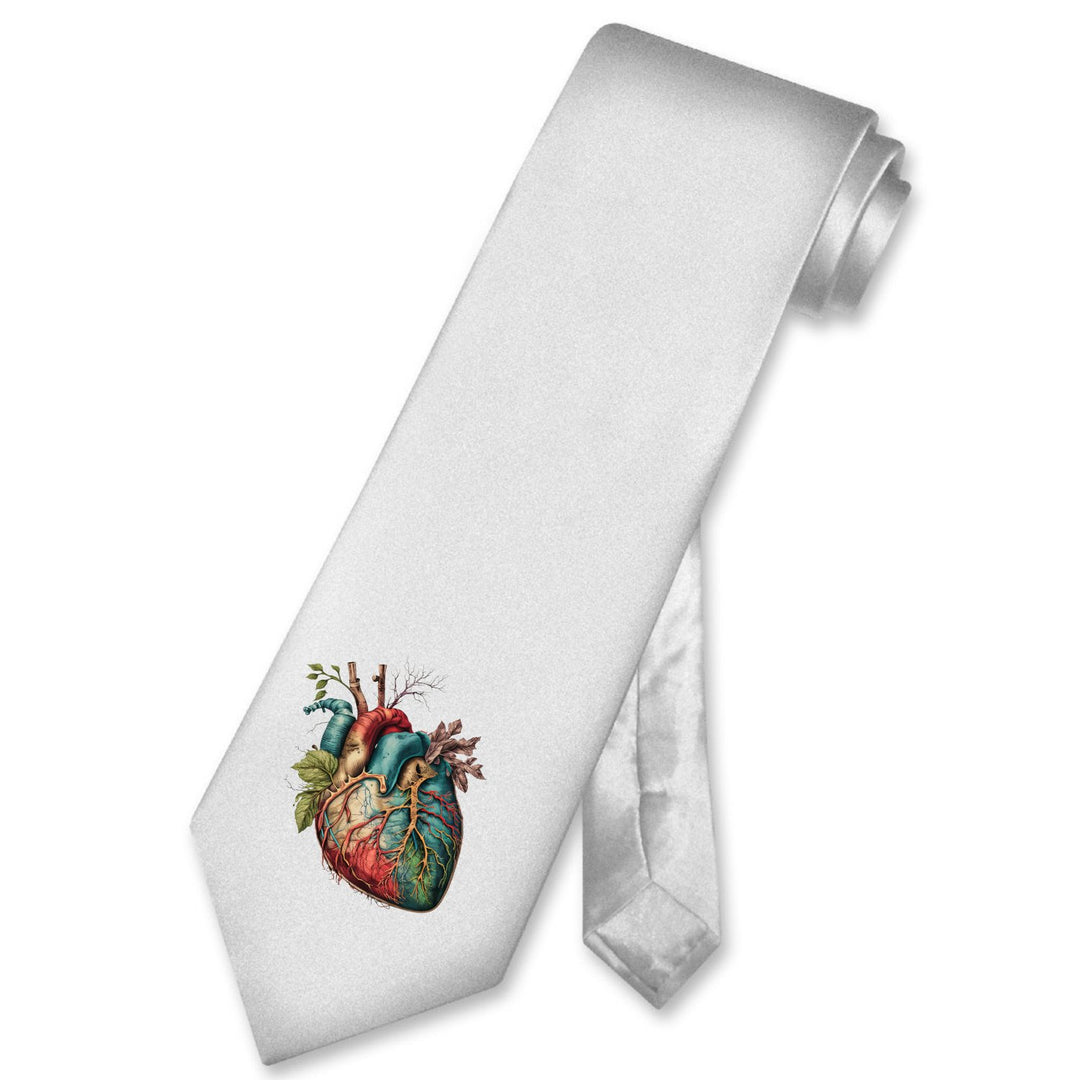 Anatomical Heart Silk Tie