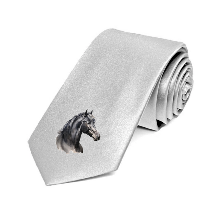 Horse Breed Silk Tie