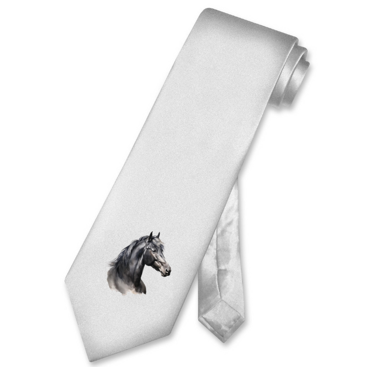 Horse Breed Silk Tie