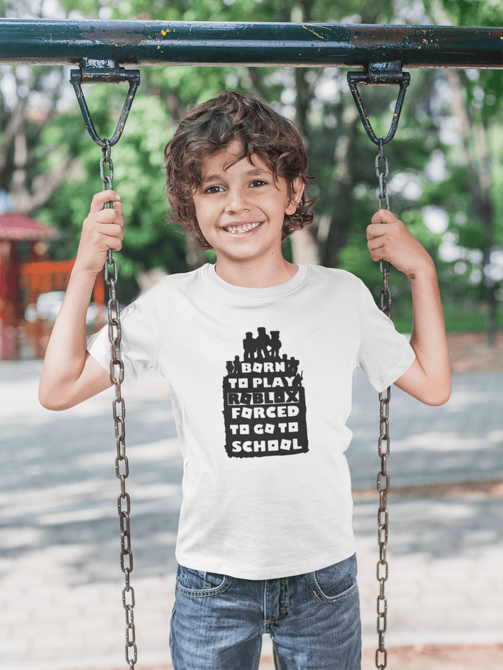 Children's Born To Play Roblox T-shirt