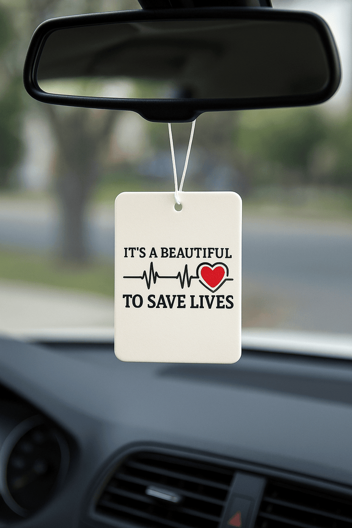 Greys Anatomy Beautiful Day To Save Lives  Air Freshener  - Pk 3