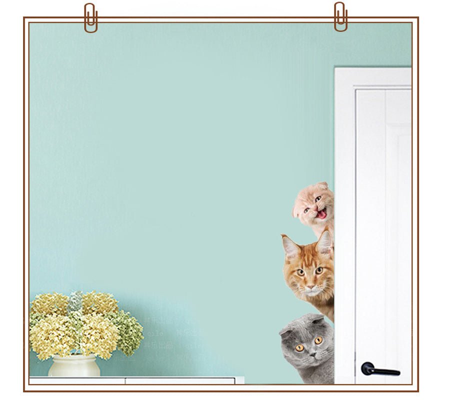 Three Cat Veterinary Wall Decal