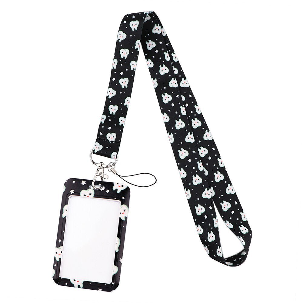 Tooth and Mouth Dentistry Lanyard & ID Card Holder