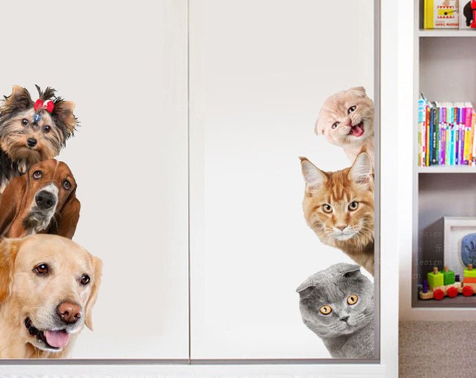 Three Dog Veterinary Wall Decal