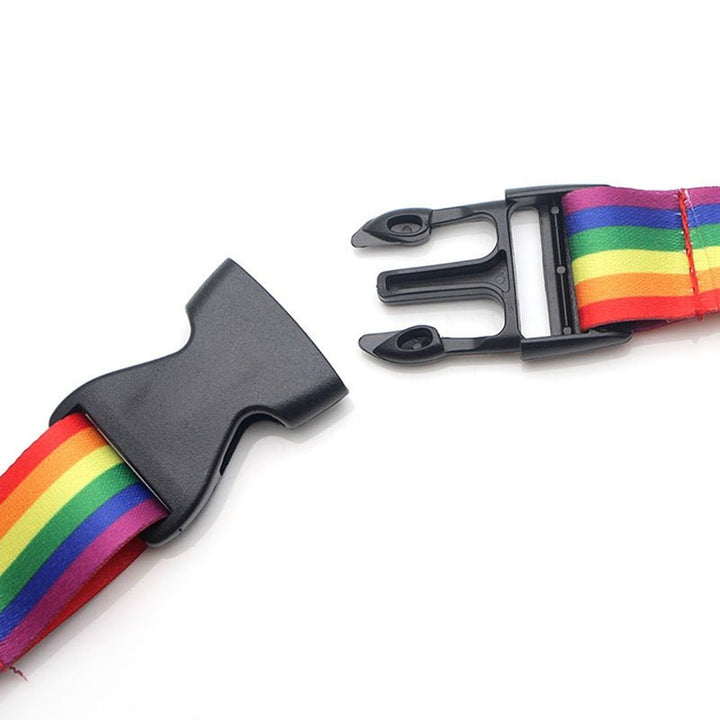 Rainbow Pride Lanyard & Detachable ID Card Holder