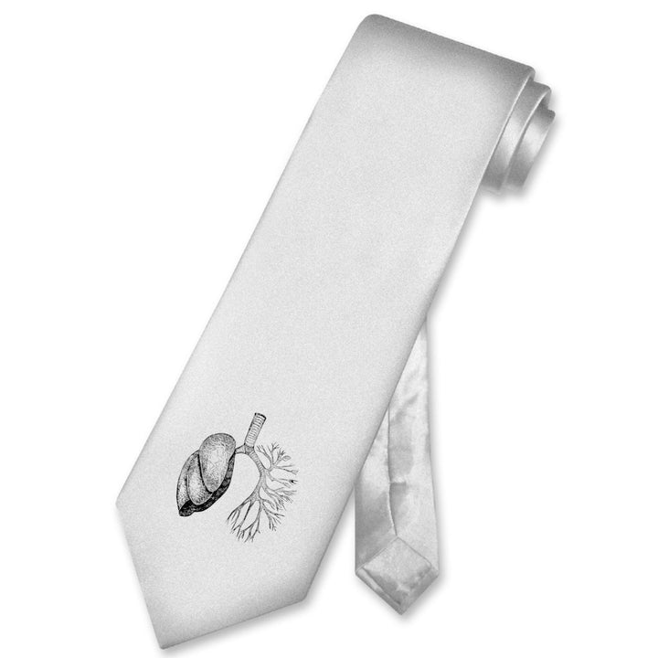 Lungs Silk Tie