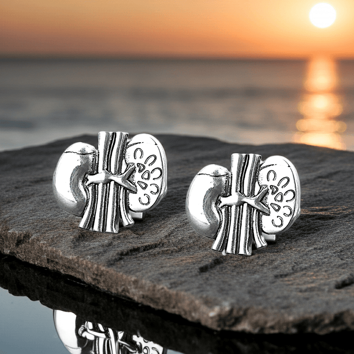 Anatomical Kidney Cufflinks