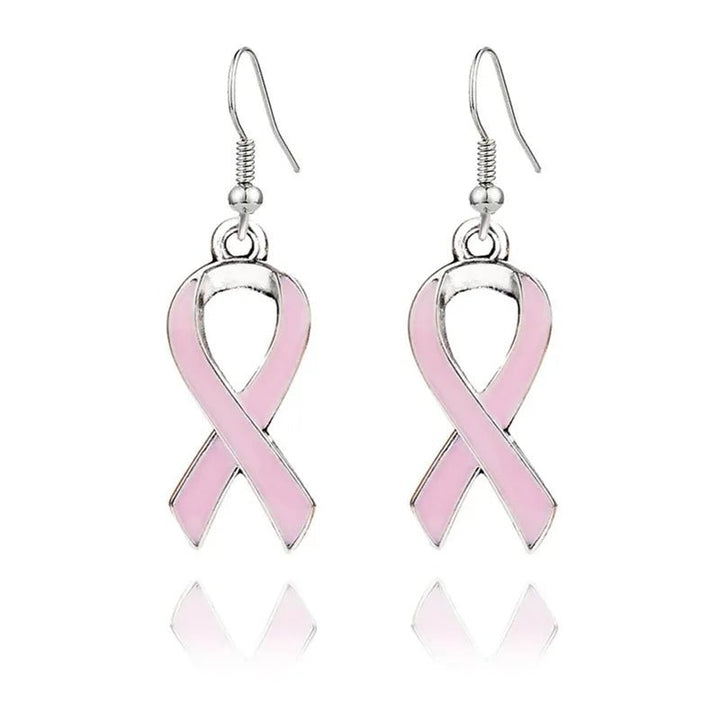 Pink Ribbon Earrings – 10% of proceeds go to Macmillan UK – Elegant earrings designed to promote breast cancer awareness. Perfect for healthcare workers, social care professionals, and advocates dedicated to supporting those affected by breast cancer.