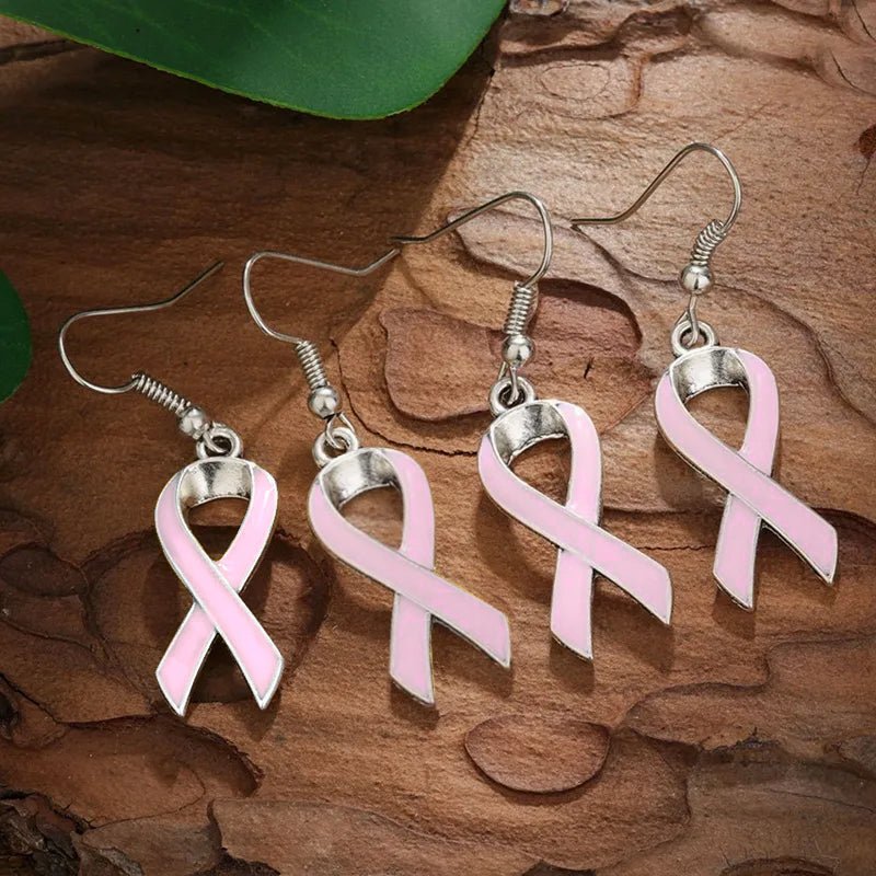 Pink Ribbon Earrings 10% to MacmillanUK