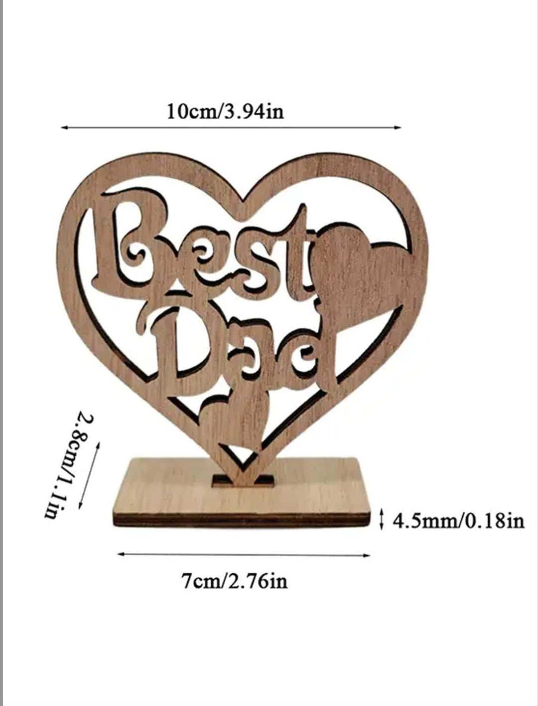 Best Dad Personalised Plaque