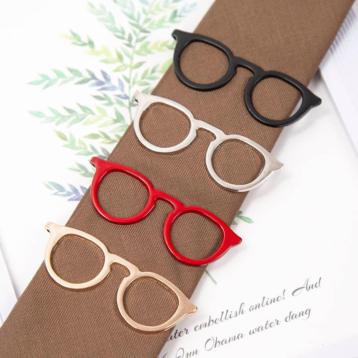 Optometrist Spectacles Glasses Tie Pin Silver