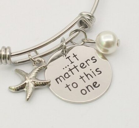 It Matters To This One Starfish Bracelet