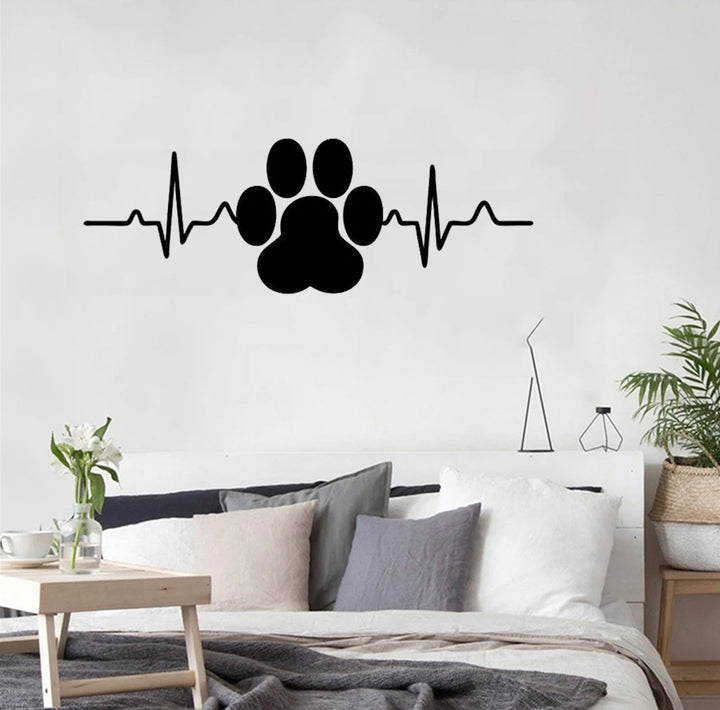 Animal Paw Print Veterinary Wall Decal