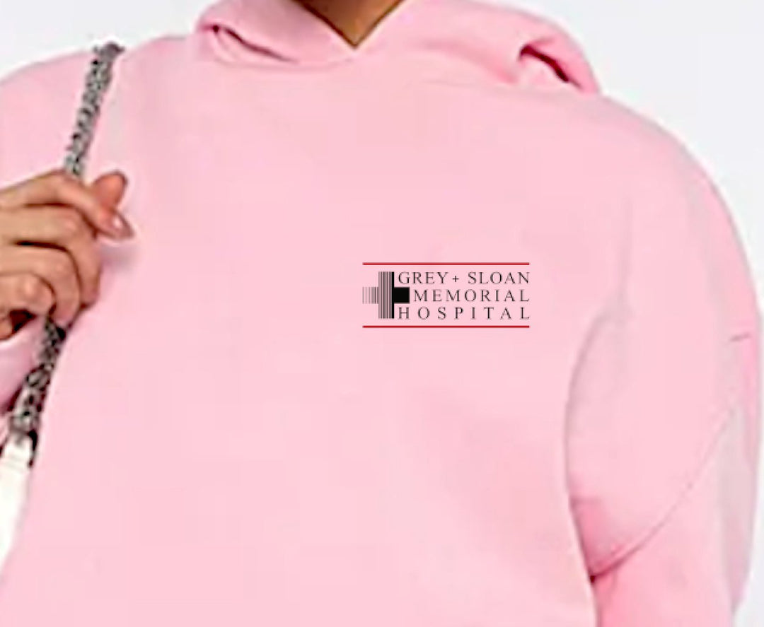 Grey Sloan Memorial Hospital Pink Hoodie