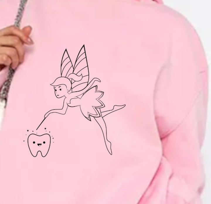 Tooth Fairy Pink Hoodie