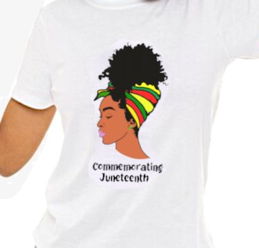 100% Cotton T-shirt - Commemorating Juneteenth