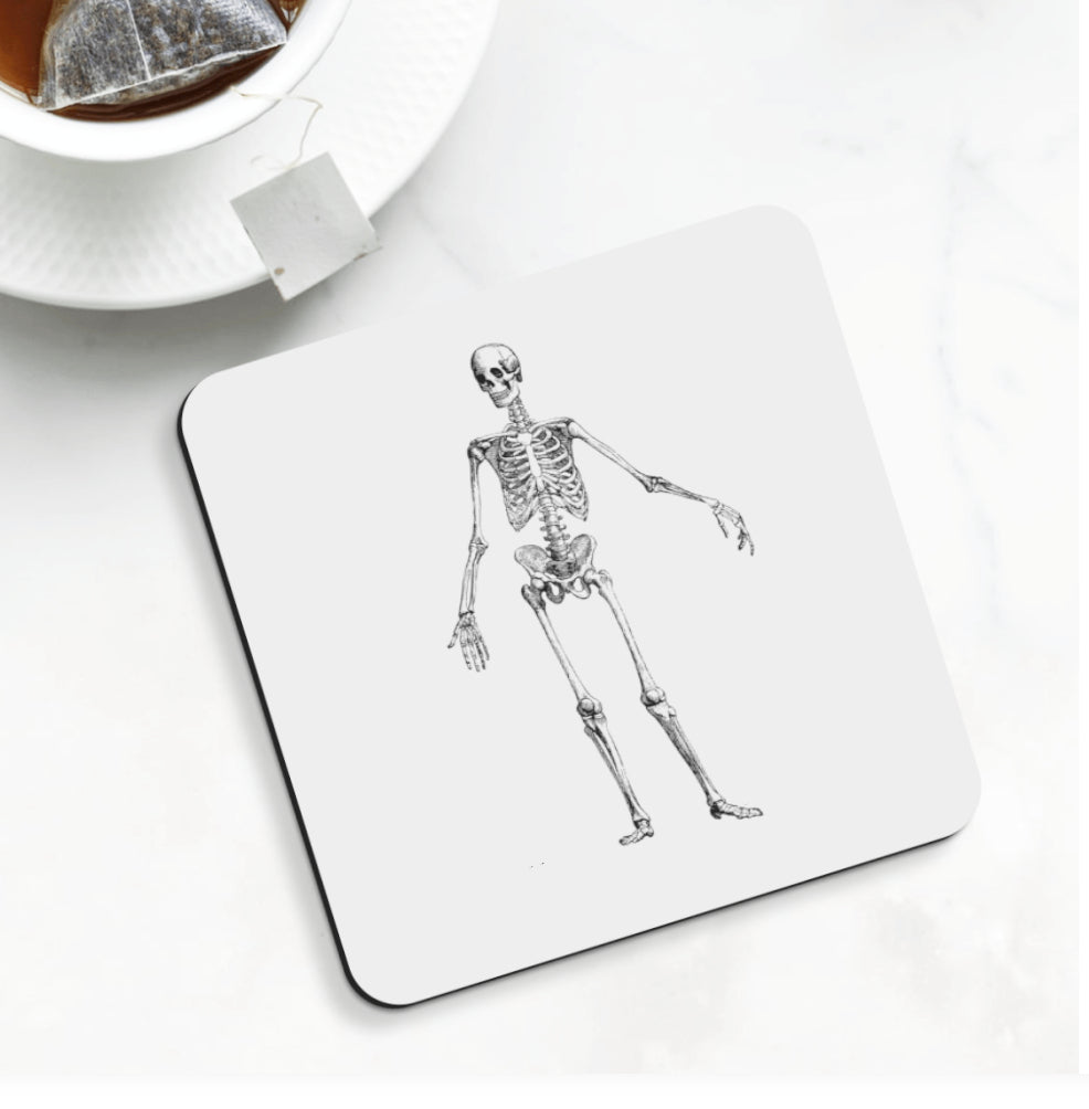 Vintage Skeleton Coasters - Set 4