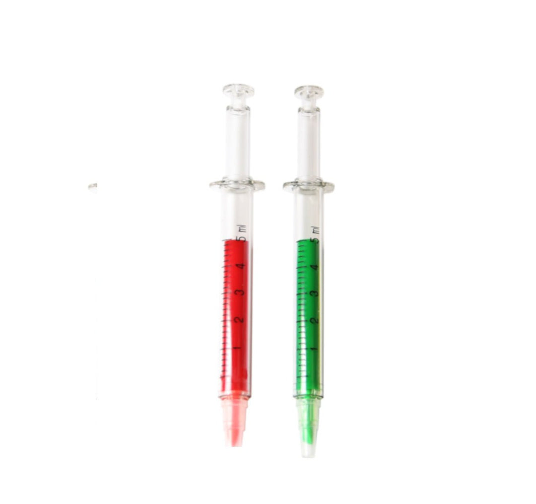 Syringe Shaped Highlighter Pens