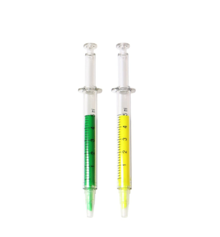 Syringe Shaped Highlighter Pens