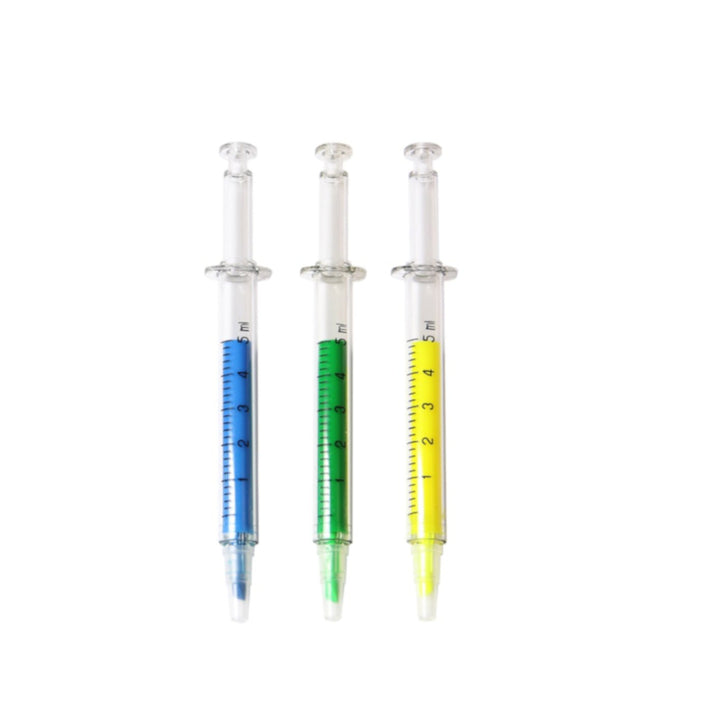 Syringe Shaped Highlighter Pens