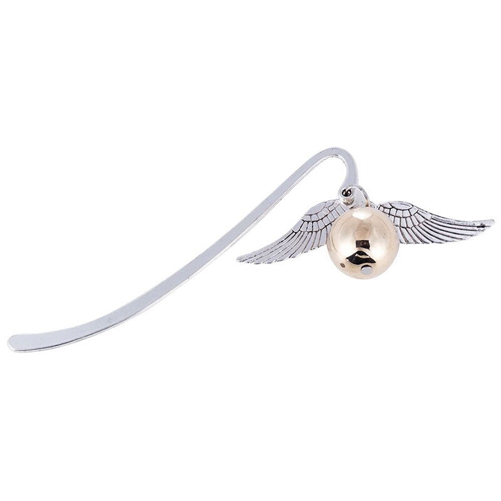 Inspirational bookmark with detailed angel wings in silver and gold, embodying the guiding light of education, perfect for teachers and educators as they explore new knowledge