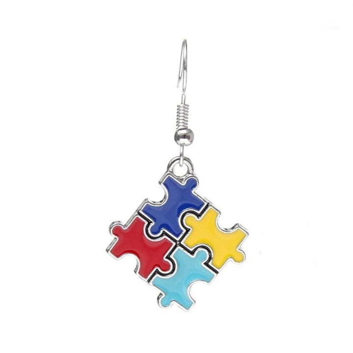 Autism Jigsaw Piece Earrings