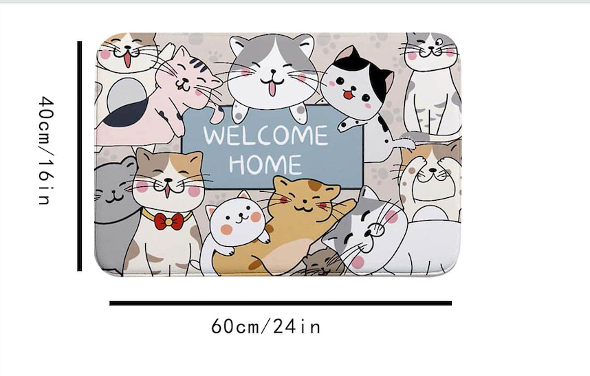 Welcome Home Cat Mat