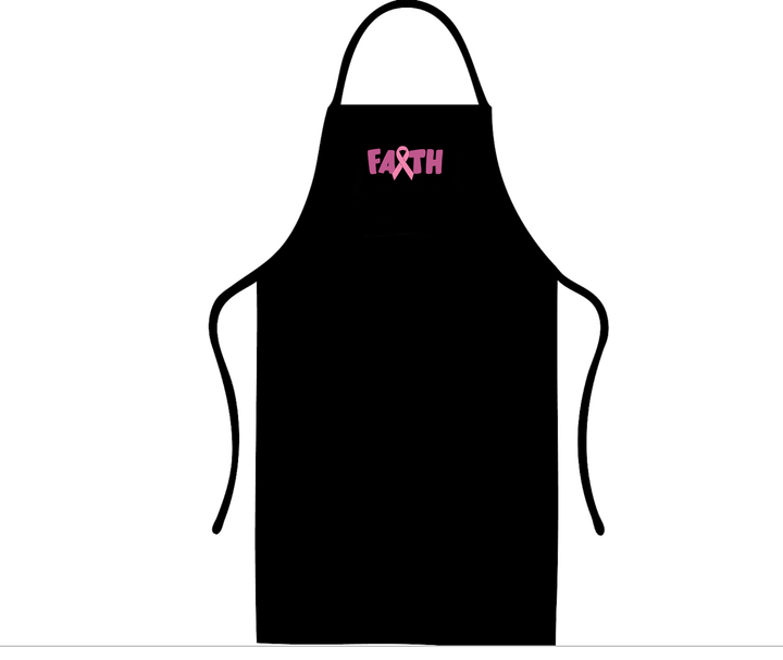 Faith Hope And Love Cancer Awareness  Apron